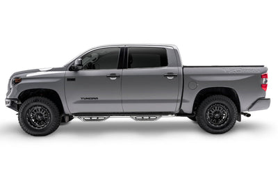 N-Fab Podium SS 2019 Chevy/GMC 1500 Crew Cab - Length - Polished Stainless - 3in - Nerf Bars & Running Boards