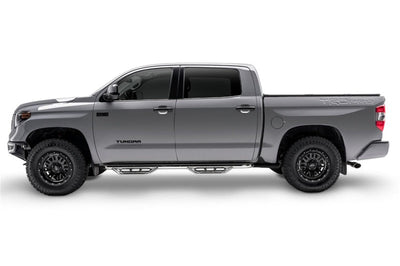 N-Fab Podium SS 2019 Chevy/GMC 1500 Crew Cab - Length - Polished Stainless - 3in - Nerf Bars & Running Boards