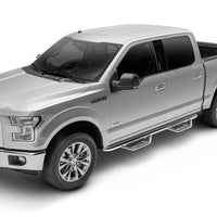 N-Fab Podium SS 2019 Chevy/GMC 1500 Crew Cab - Length - Polished Stainless - 3in - Nerf Bars & Running Boards