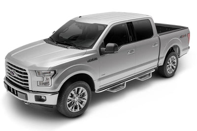 N-Fab Podium SS 2019 Chevy/GMC 1500 Crew Cab - Length - Polished Stainless - 3in - Nerf Bars & Running Boards