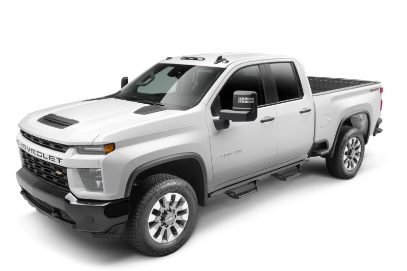 N-Fab Predator Pro 19-20 Chevy/GMC 1500 Double Cab - Length - Tex. Black - Nerf Bars & Running Boards