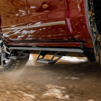 N-Fab Predator Pro Step System 14-17 Chevy/GMC 1500 Crew Cab - Tex. Black - Nerf Bars & Running Boards