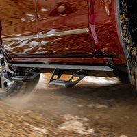 N-Fab Predator Pro Step System 15.5-17 Dodge Ram 1500 Crew Cab - Tex Black - Nerf Bars & Running Boards