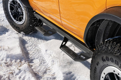 N-Fab Predator Pro Step System 2021 Ford Bronco 4 Door - Tex. Black - Nerf Bars & Running Boards