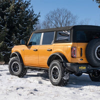 N-Fab Predator Pro Step System 2021 Ford Bronco 4 Door - Tex. Black - Nerf Bars & Running Boards