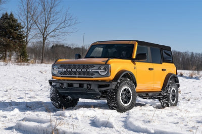 N-Fab Predator Pro Step System 2021 Ford Bronco 4 Door - Tex. Black - Nerf Bars & Running Boards