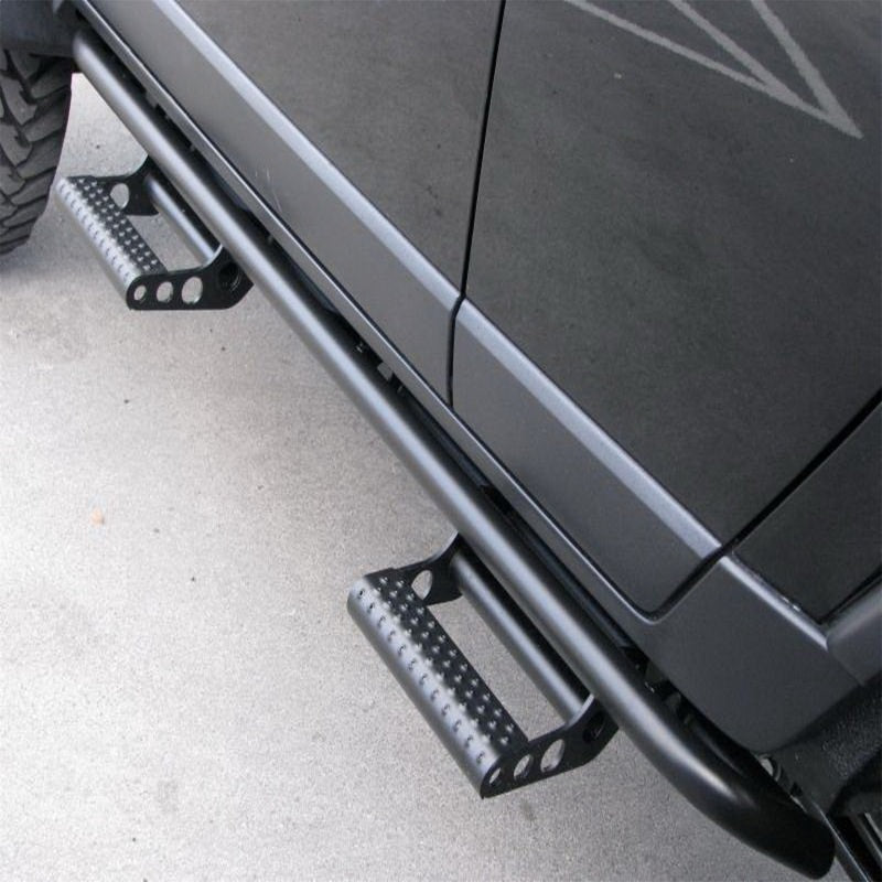 N-Fab RKR Step System 09-17 Dodge Ram 1500 Crew Cab - Tex. Black - 1.75in - Body Armor & Protection