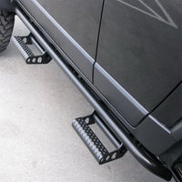 N-Fab RKR Step System 09-17 Dodge Ram 1500 Crew Cab - Tex. Black - 1.75in - Body Armor & Protection
