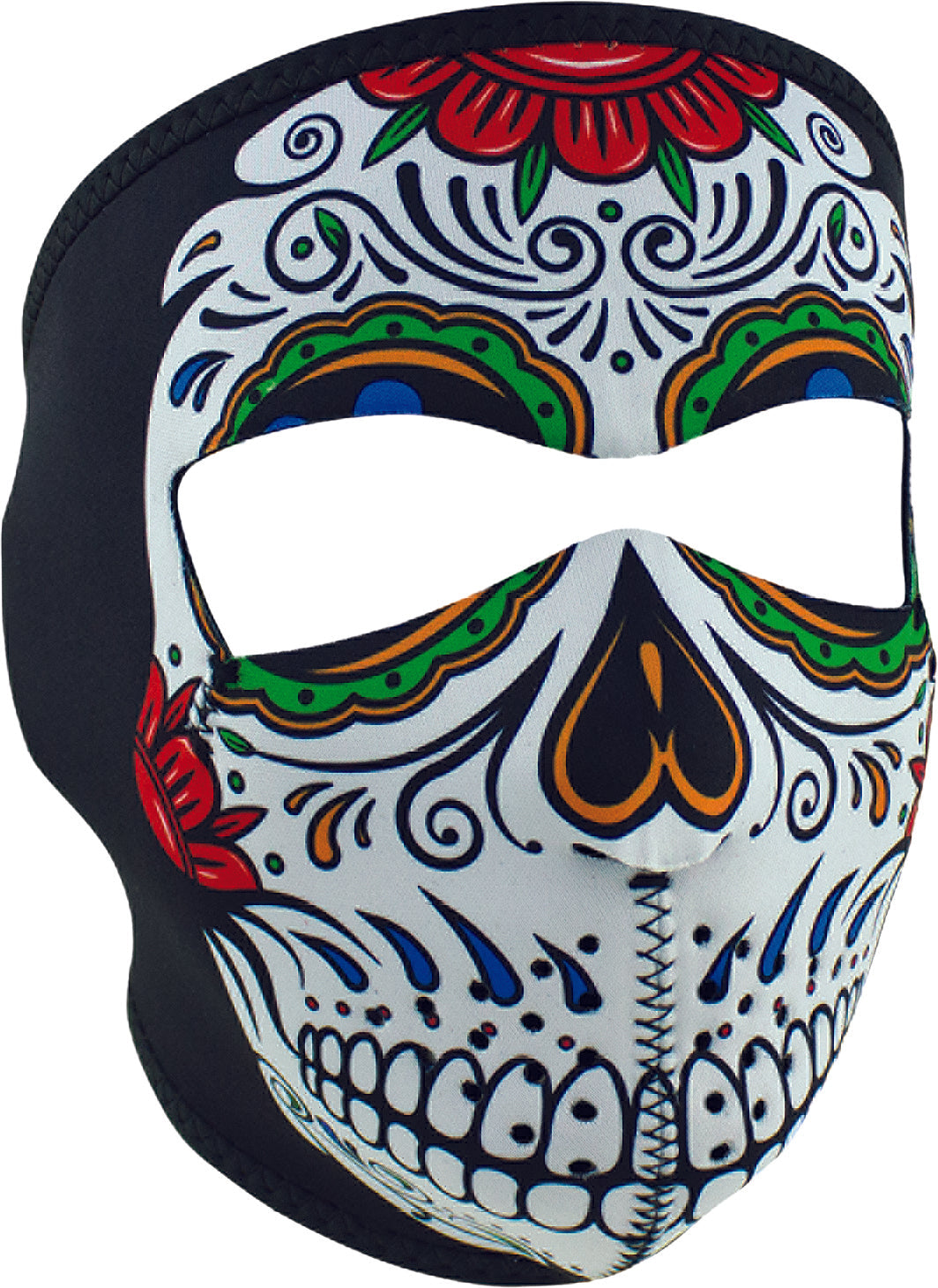 Zan Neoprene Full Mask Muerte Skull - Harddrive Products