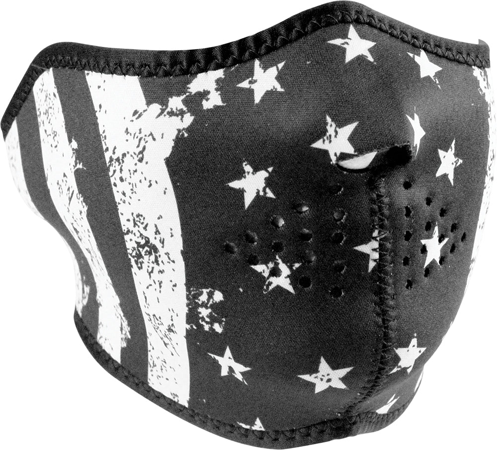 Zan Neoprene Half Mask Black/white - Harddrive Products