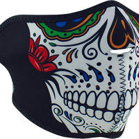 Zan Neoprene Half Mask Muerte Skull - Harddrive Products