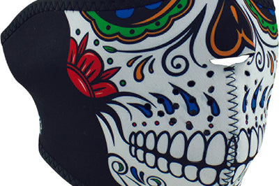 Zan Neoprene Half Mask Muerte Skull - Harddrive Products