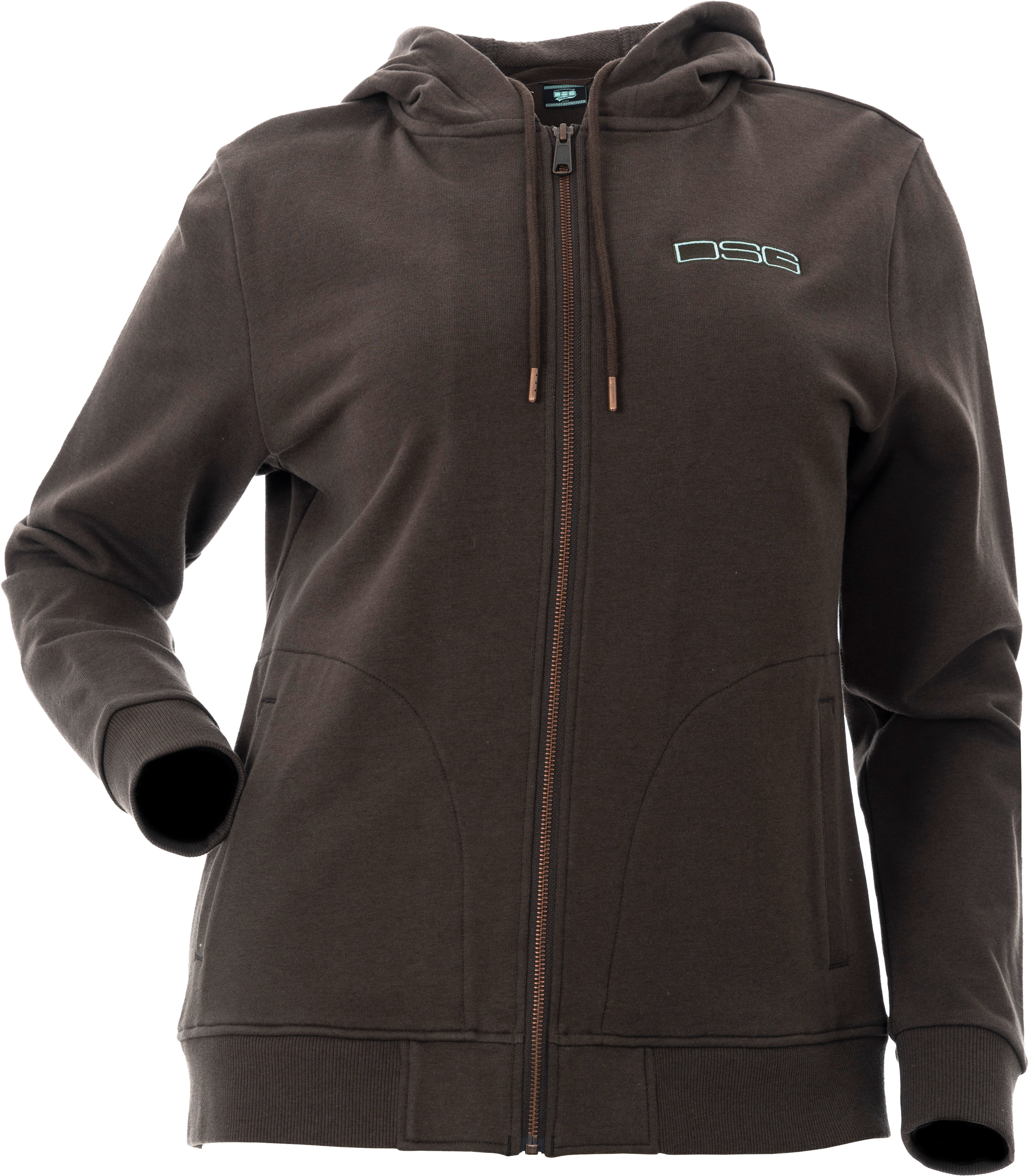 Dsg Neve Zip Up Hoodie Smoky Mauve Xs - Charcoal / 2X-Large