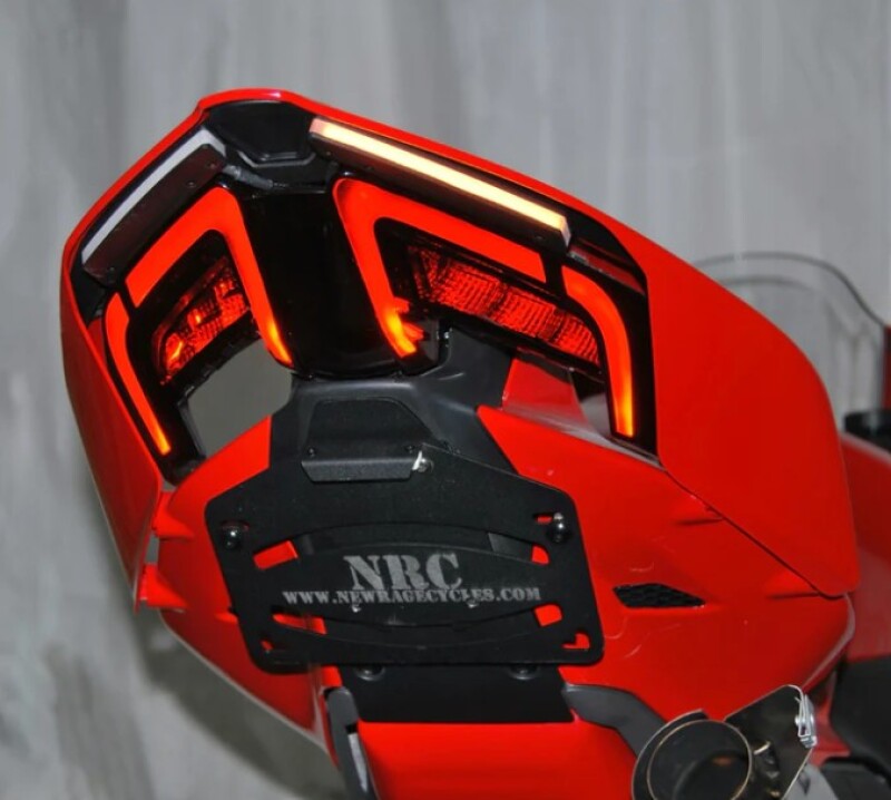 New Rage Cycles 25+ Ducati V4 Panigale/V4 Streetfighter Fender Eliminator - Tucked - Lights