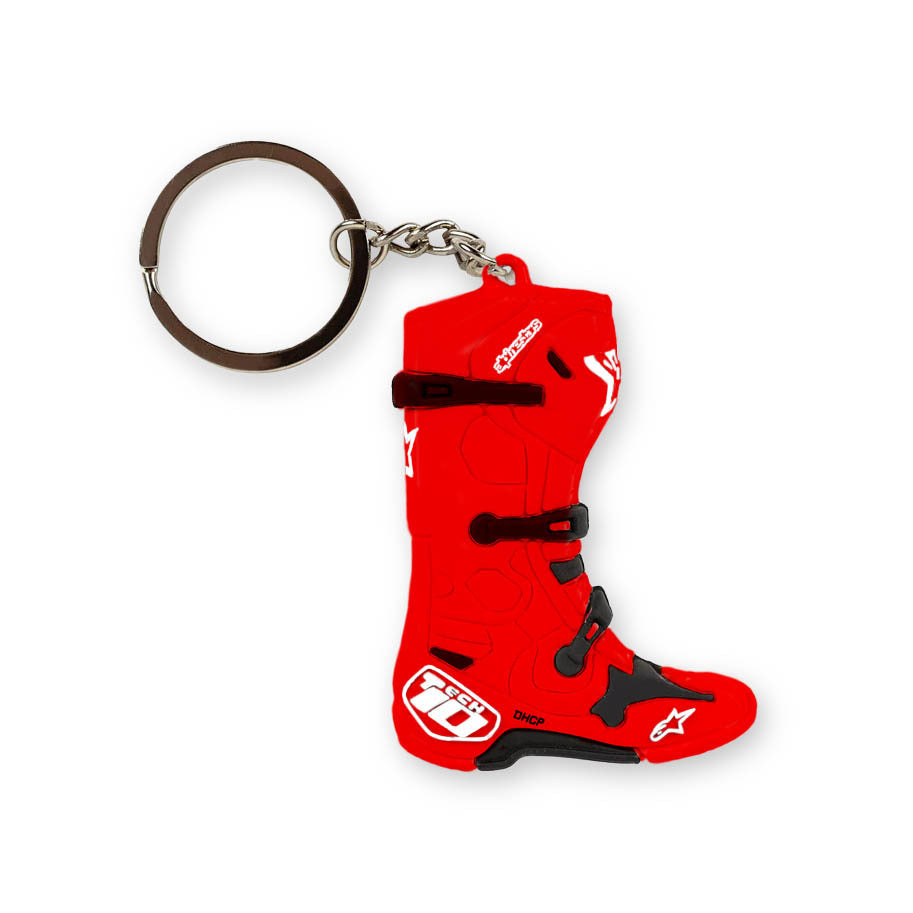 Alpinestars New Tech 10 Boot Keyfob Red - Bicycle Collection