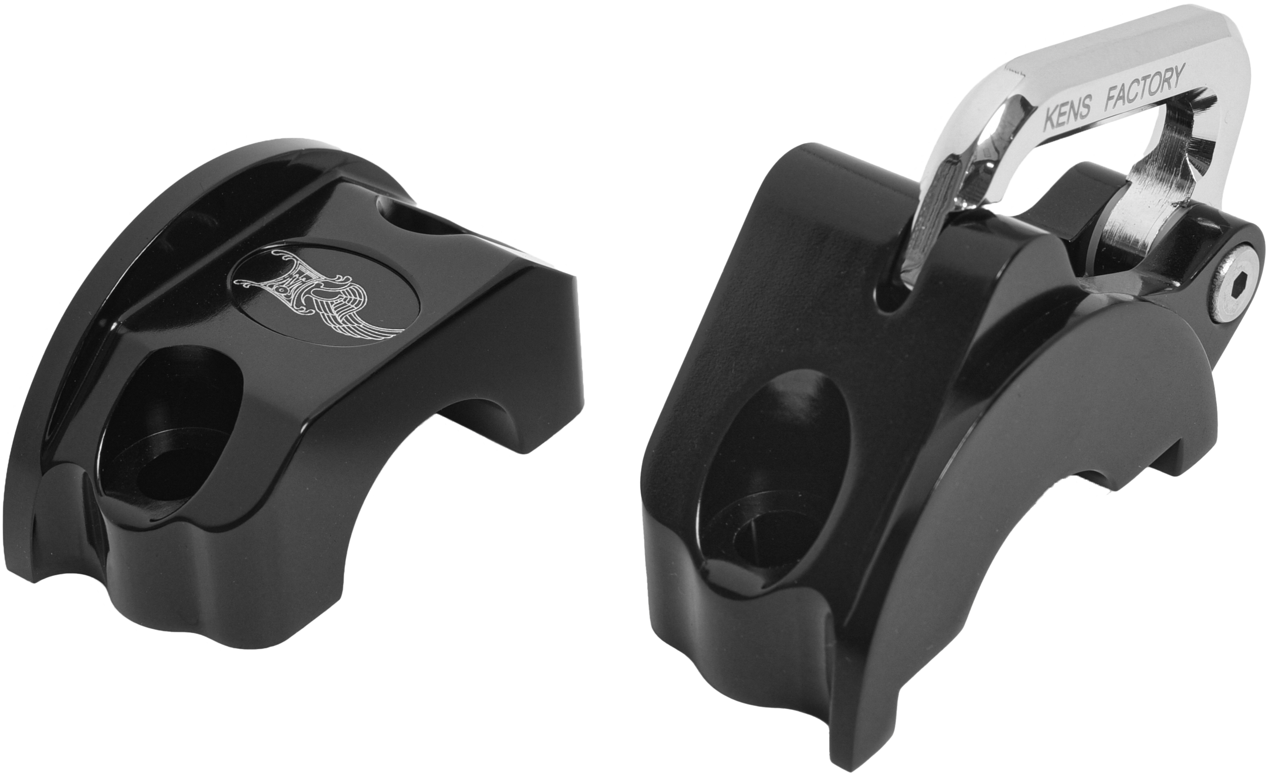 Kens Factory Next Level Lock And Perch Blk Xl `04-later - Black - Harddrive Products