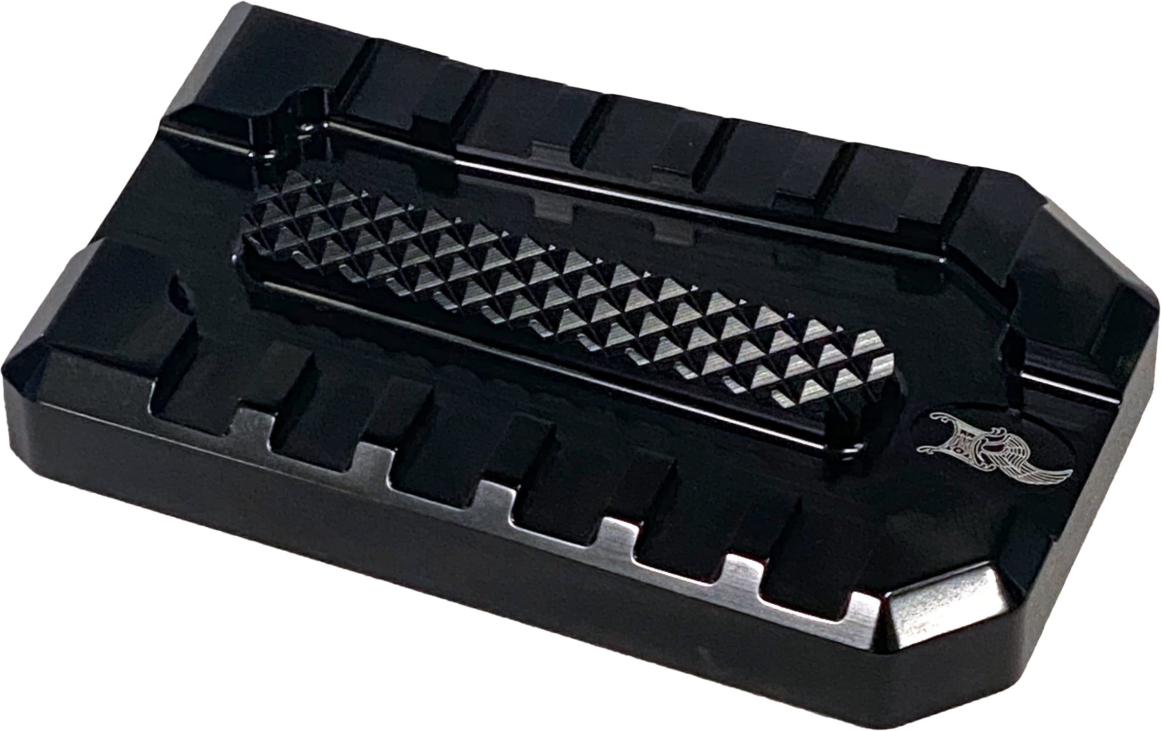 Kens Factory Next Level Pedal Black/raw Flt 86-21 Flst 86-17 - Black - Harddrive Products