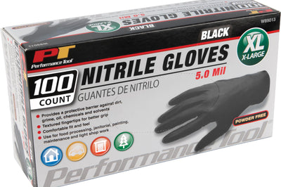 Performance Tool Nitrile Gloves X-large/100 - Harddrive Products
