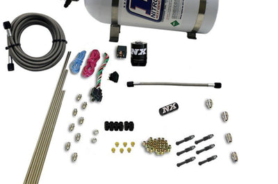 Nitrous Express 6 Cyl Dry Direct Port Kit w/ 10lb Bottle - Forced Induction