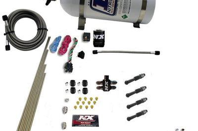 Nitrous Express Dry Direct Port Kit 4 Cyl w/10lb Bottle - Forced Induction
