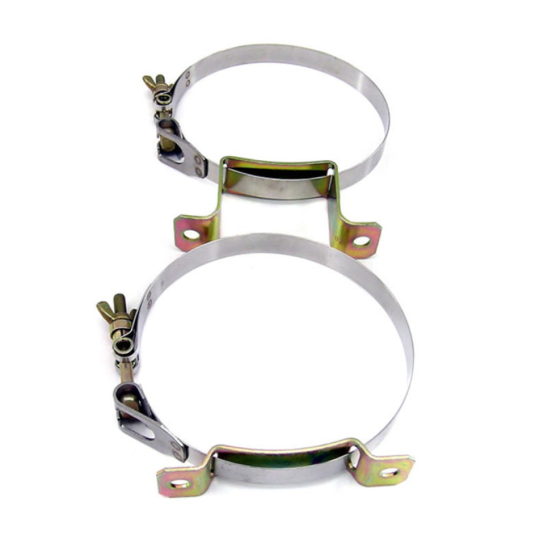 Nitrous Express Stainless Steel Bottle Brackets for 10lb/15lb Aluminum Bottles - Forced Induction