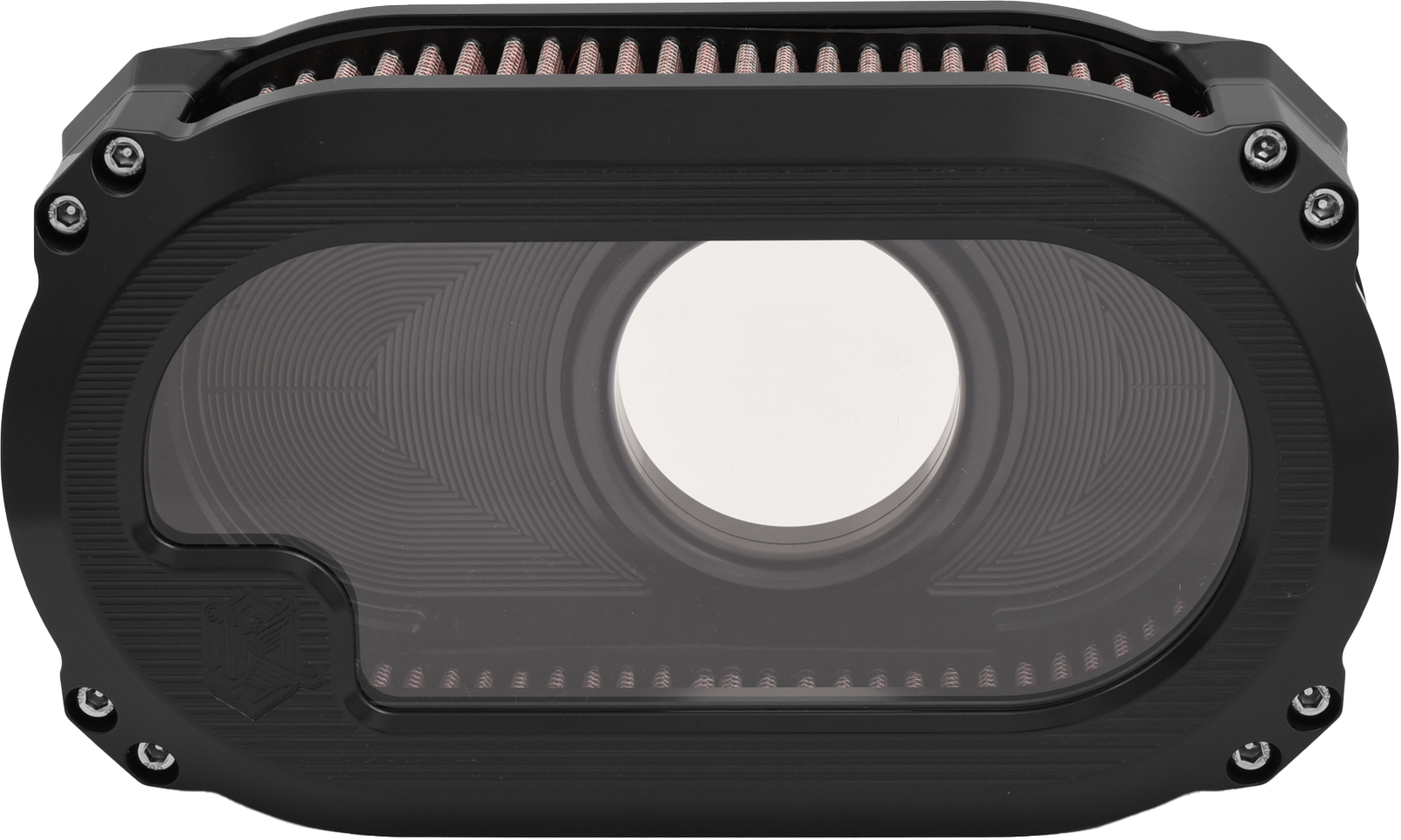 KENS FACTORY Nl M8 Air Cleaner W/Glass Black W/Black - Intake/Carb/Fuel System