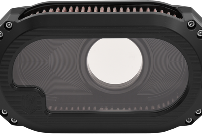 KENS FACTORY Nl M8 Air Cleaner W/Glass Black W/Black - Intake/Carb/Fuel System