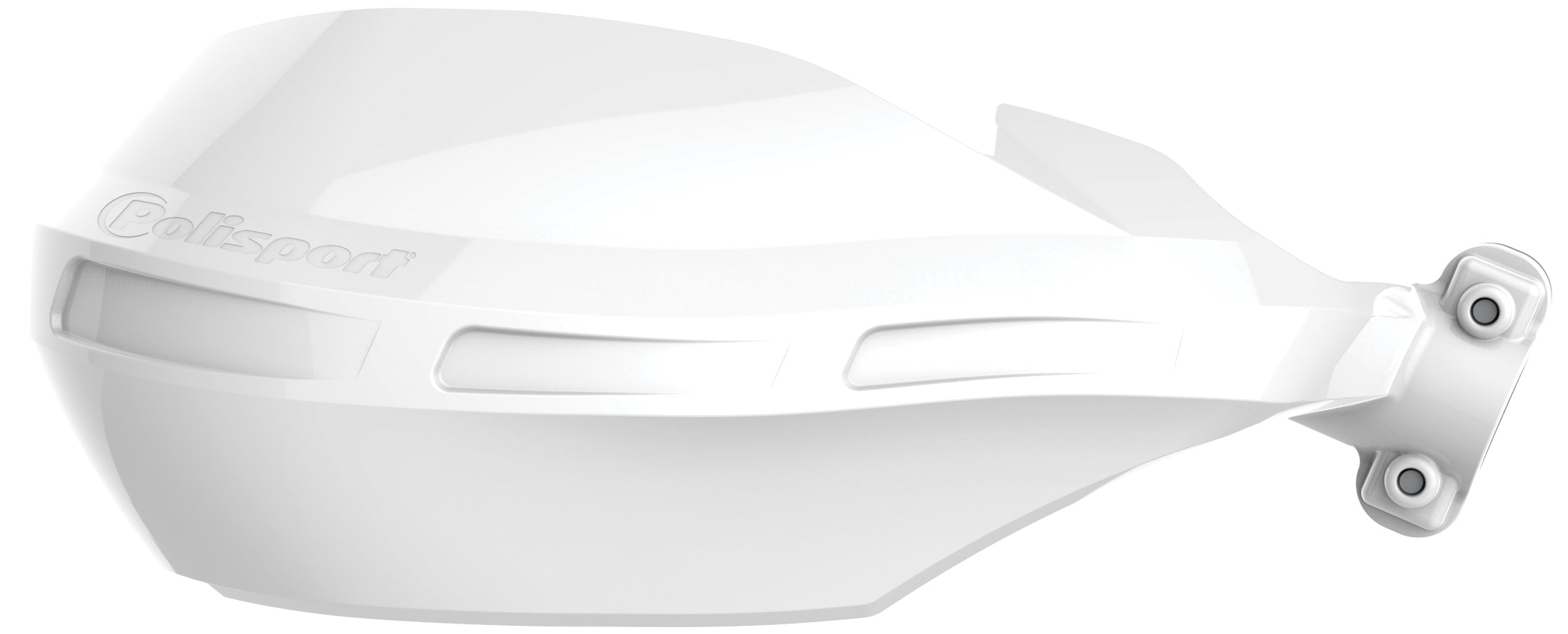 Polisport Nomad Handguard With Universal Mount Kit Nardo Grey - White - Offroad Collection