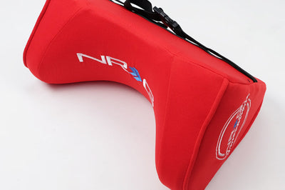 NRG Memory Foam Neck Pillow For Any Seats- Red - Safety