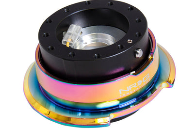 NRG Quick Release Gen 2.8 - Black Body / Neochrome Ring - Interior Accessories