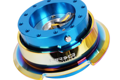 NRG Quick Release Gen 2.8 - Blue Body / Neochrome Ring - Interior Accessories