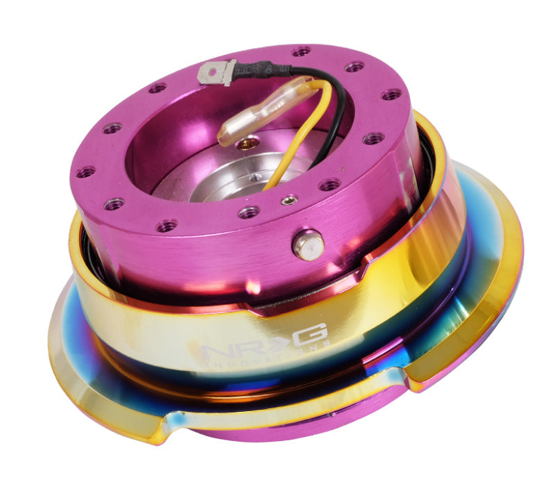 NRG Quick Release Gen 2.8 - Purple Body / Neochrome Ring - Interior Accessories