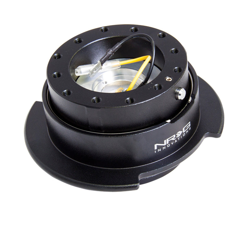 NRG Quick Release Kit Gen 2.5 - Black / Ring w/Finger Grooves - Interior Accessories