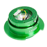 NRG Quick Release Kit Gen 2.5 - Green Body / Titanium Chrome Ring - Interior Accessories