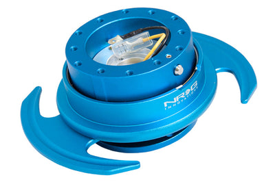 NRG Quick Release Kit Gen 3.0 - Blue Body / Ring w/Handles - Interior Accessories