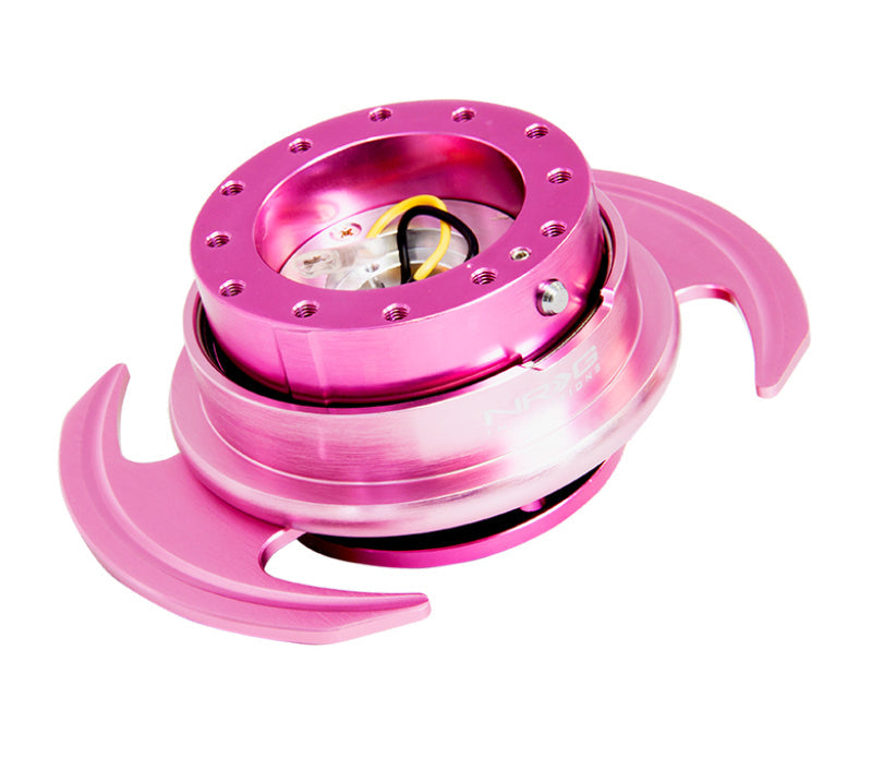 NRG Quick Release Kit Gen 3.0 - Pink Body / Ring w/Handles - Interior Accessories