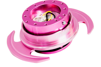 NRG Quick Release Kit Gen 3.0 - Pink Body / Ring w/Handles - Interior Accessories