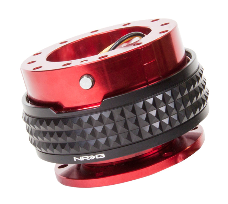 NRG Quick Release Kit - Pyramid Edition - Red Body / Black Ring - Interior Accessories