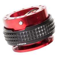 NRG Quick Release Kit - Pyramid Edition - Red Body / Black Ring - Interior Accessories