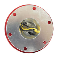 NRG Quick Release - Silver Body/ Red Chrome Ring - Interior Accessories