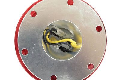 NRG Quick Release - Silver Body/ Red Chrome Ring - Interior Accessories