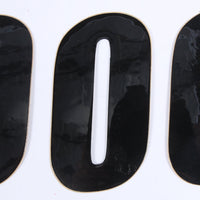 D-cor Number 9 Black 6’’ 3/pk - White - Offroad Collection