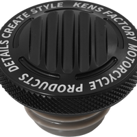 Kens Factory Nx Lvl Gas Cap Five Black Dummy For M8 Lh - Harddrive Products