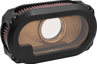 Kens Factory Nxt Lvl Air Cleaner W/glass `23cvo `24 Rg Flhx Blkw/red Harddrive Products