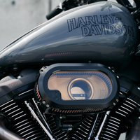 Kens Factory Nxt Lvl Air Cleaner W/glass `23cvo `24 Rg Flhx Blkw/red Black/Gold Harddrive Products