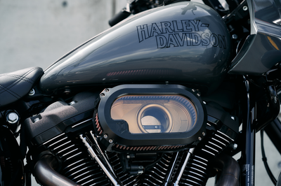 Kens Factory Nxt Lvl Air Cleaner W/glass `23cvo `24 Rg Flhx Blkw/red Harddrive Products