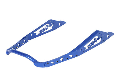 Pro Armor Nxt Lvl Rear Bumper Flat Black Pol - Black/Blue - Snowmobile Collection