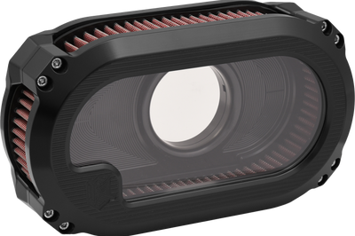 KENS FACTORY Nxt Lvl Tc Air Cleaner W/Glass Black W/Black - Cleaners