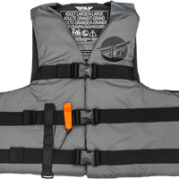 FLY RACING Nylon Flotation Vest Grey/Black Lg/Xl - Vests