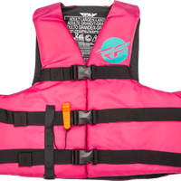 FLY RACING Nylon Flotation Vest Neon Pink/Teal 3x - Vests